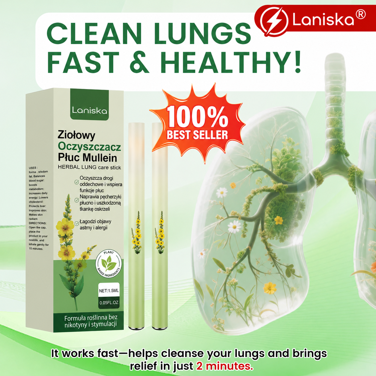 Botanical LungCare Mullein Diffuser