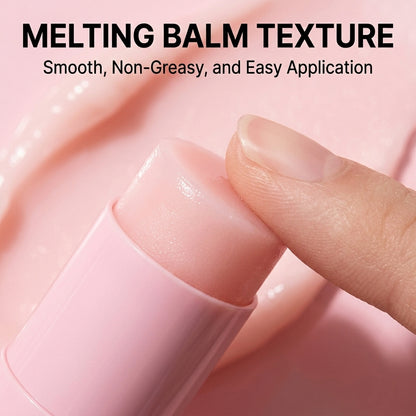 FLEXQW PDRN Pink Collagen Volume Multi Balm Stick - with 5% Volufiline & Retinol | Instant Plumping, Anti-Wrinkle & Firming Treatment for Eyes, Lips, and Neck (10g)