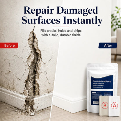 💥SAVE 50% NOW —  Steel-Reinforced Epoxy Repair Putty | Multi-Surface Repair Stick for Metal, Wood, Plastic, Ceramic, Pipes & Cracks🏠