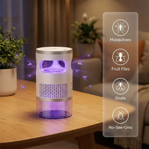 Last 50%off    Indoor Flying Insect Trap with UV Light and Suction Fan, Plug-In Bug Catcher for Home, Kitchen, Bedroom and Office